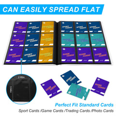 TiopLior binder compatible with MTG, baseball, and football cards.
