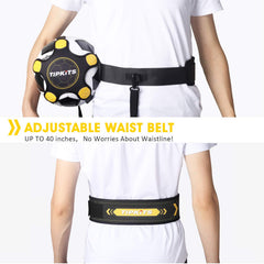 TIPKITS Pentagonal neoprene design secures the ball firmly during drills