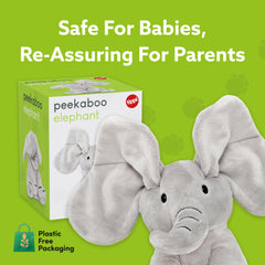 Tippi Peek-a-Boo Elephant recyclable packaging for eco-friendly gifting