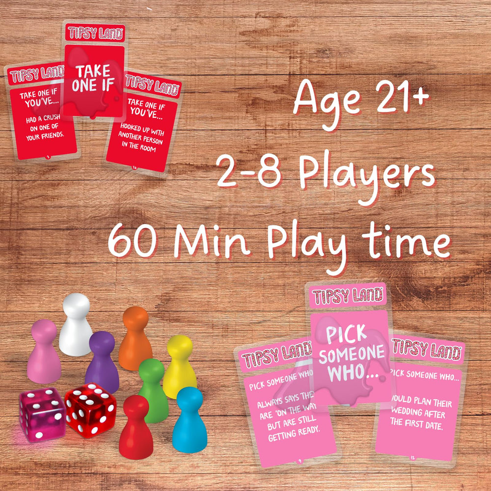 Tipsyland Original Edition players gathering for an energetic game night.