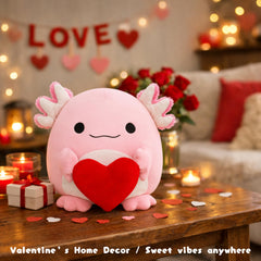 Tiralia axolotl plush for kids helps inspire comfort and imaginative play.