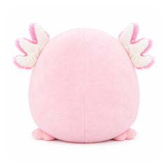Tiralia axolotl plush showing strong stitching promises durability during hugs and play.