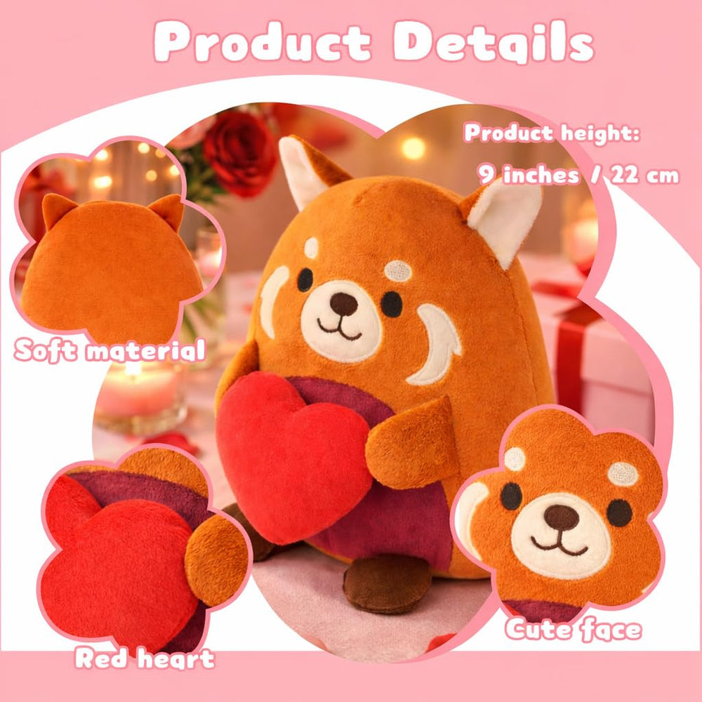 Tiralia gift-ready red panda plush ideal for birthdays and holidays