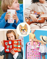 Stickers for laptops, notebooks, and MacBooks with durable, easy-peel adhesive