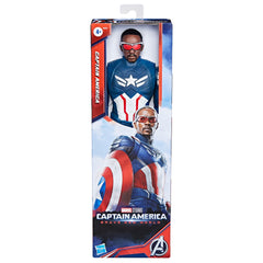 Titan Hero Series Captain America figure compatible with other figures.