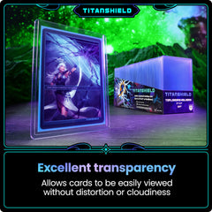TitanShield 100-count box keeps card-protection supplies organized for collectors.