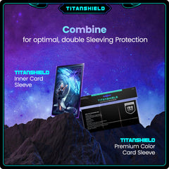 Crystal-clear front and back to showcase card art