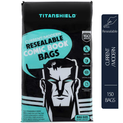 TitanShield 150-count current/modern bags pack for archival protection of comics.