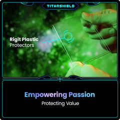 TitanShield seamless edging close-up highlights the smooth, professional finish.