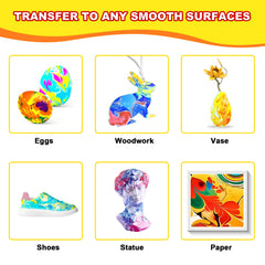 Titoclar Easter crafts inspired by marbling colors