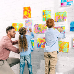 Titoclar gift-ready marbling kit for young artists