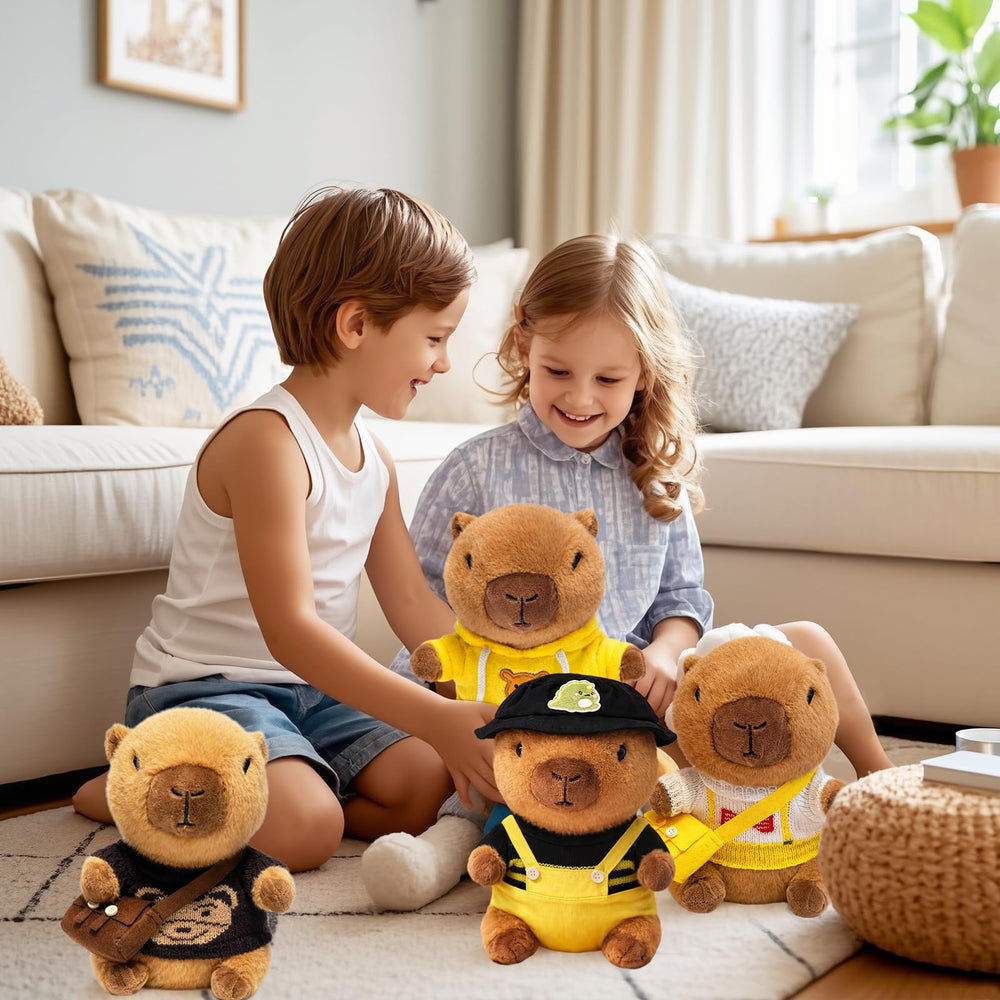 TITQWOP Capybara plush comes in vacuum-sealed packaging ready to fluff.