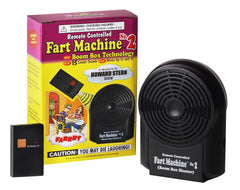 T.J. Wisemen Fart Machine 2 with Boom Box Technology delivers loud, lifelike prank sounds.