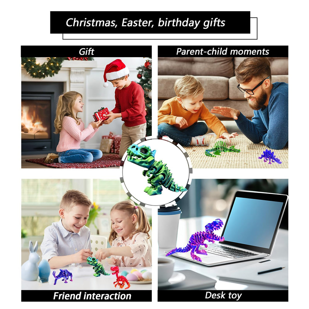TJYZGXQ dinosaur skeleton set ready for gifting and display.