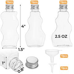 Tlence sand art bottles with funnels for easy filling and color projects.