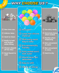 TLITLIMOM SOPPYCID mesh bag keeps balloons organized.