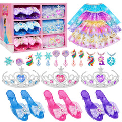 Tlooe Princess dress set with carrying case for organized pretend play.