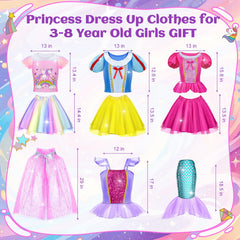 Tlooe princess jewelry set—colorful accents for role play