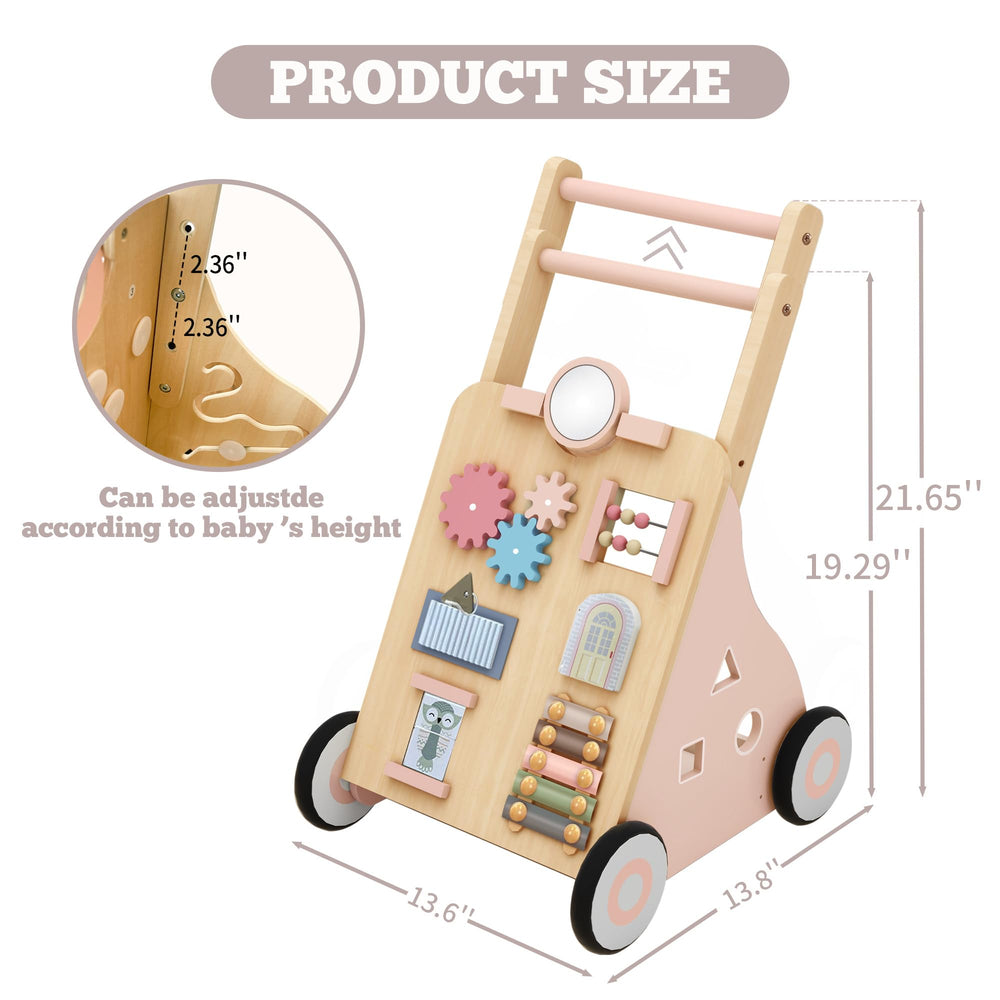 Tltaroni walker adjustable handle supports safe early walking