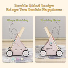 Tltaroni walker has rounded corners for baby safety