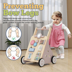 Tltaroni warm wood finish adds inviting playroom style