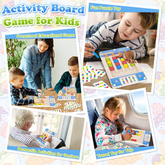 TMGOT color-match cards illustrate cognitive challenges and pattern matching.