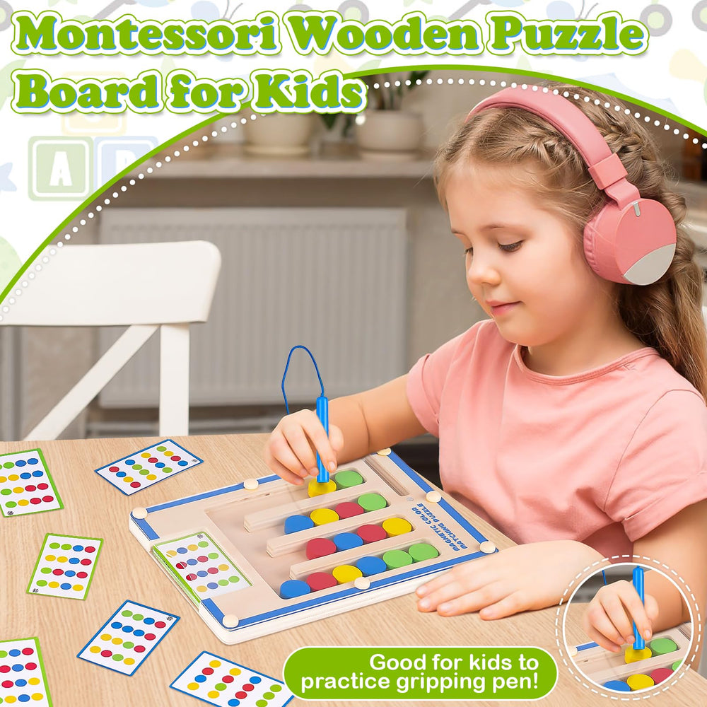 TMGOT magnetic pen with wooden pieces enables hands-on practice
