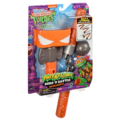 TMNT Build N Battle customization action encourages creative weapon configurations