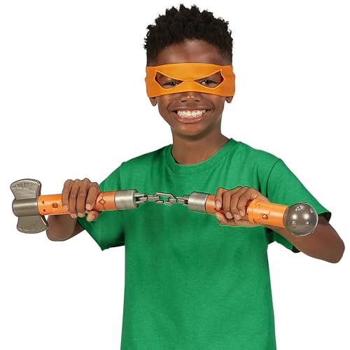 TMNT Build N Battle hatchet accessory adds dramatic battle-ready detail
