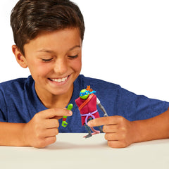 TMNT Collectible display base helps arrange scenes with other TMNT figures.