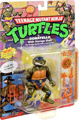 TMNT Donatello 4-inch figure with classic styling for display.