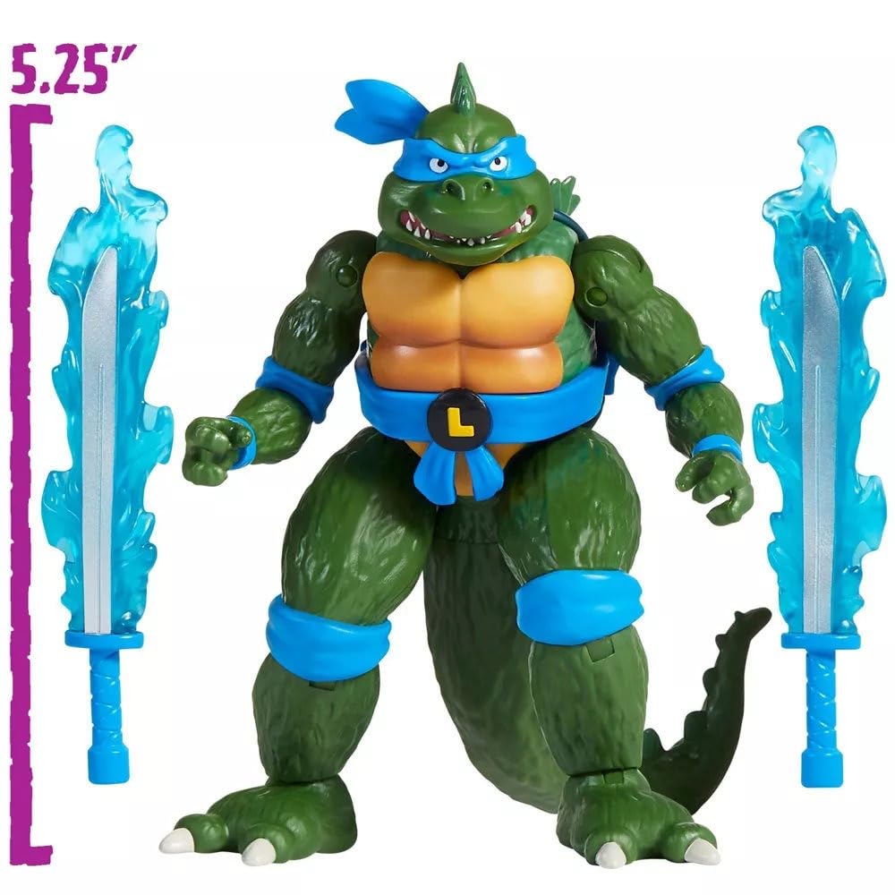 TMNT Godzilla Leo color palette highlights blue mask details