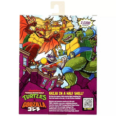 TMNT Raph Godzilla cross-over figure shown with other TMNT figures.