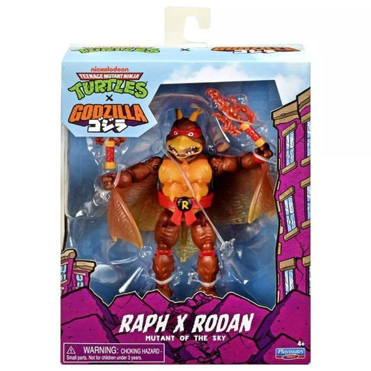 TMNT Raph Godzilla figure front view for desk display and collection.