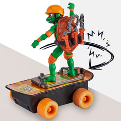 TMNT Mutant Mayhem Build N' Shred set image, shows connectable skatepark pieces.