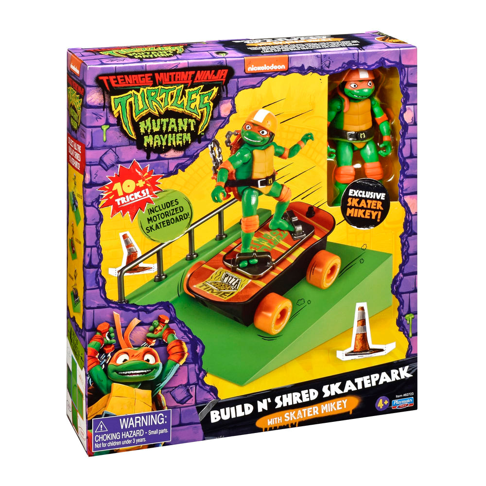 TMNT Mutant Mayhem collectible figures image, supports an expanding toy universe.
