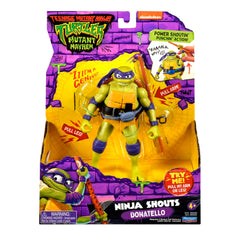TMNT Donatello Deluxe figure arm pull creates stretch effect for expressive phrases.