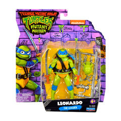 Mutant Mayhem packaging highlights movie branding for collection appeal.