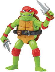 TMNT Raphael Mutant Mayhem 4.6-inch figure for dynamic poses.
