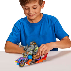 TMNT Mutant Mayhem Rocksteady blaster accessory for imaginative battles