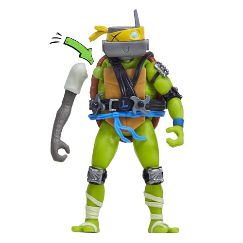 TMNT Mutations Mix & Match Leonardo with weapons for dynamic action poses
