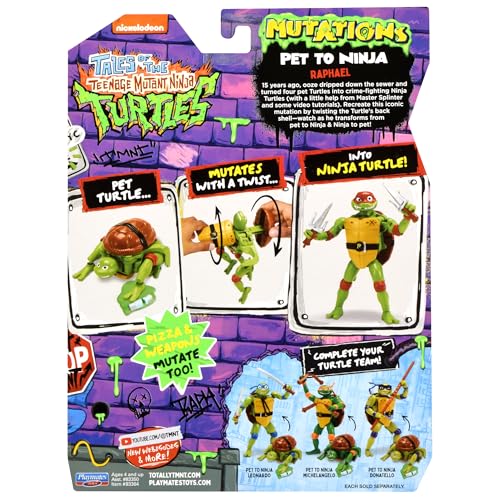 TMNT Raphael transforming sai accessory enhances play with authentic ninja tools.