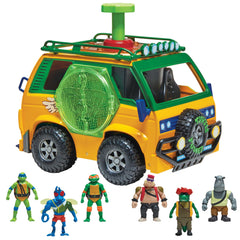 TMNT Mutation Station van front view for imaginative action and storytelling.