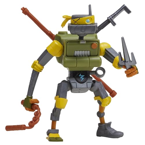 TMNT Mutations Metalhead head swap option showcased for customization.