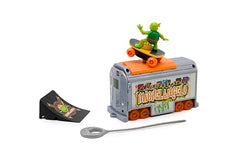 TMNT Subway Launcher lever release enabling speedy, simple launches for playtime action.