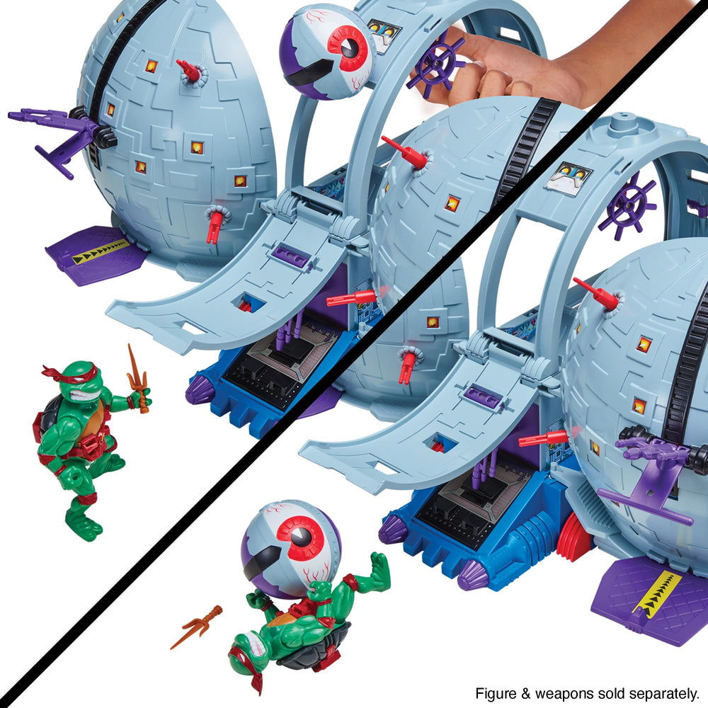 TMNT Technodrome playset brain scrambler reveals surprising action moments