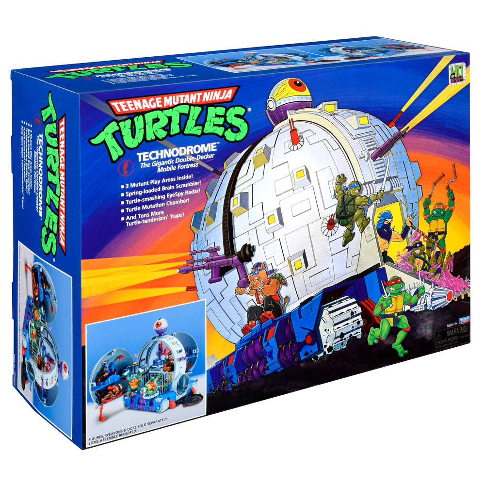 TMNT Technodrome playset weapons storage for arsenal-ready battles