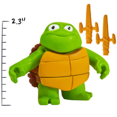 TMNT Turtle Tot figures offer 4-point articulation for versatile poses.