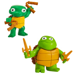 TMNT Turtle Tot Raphael 3-5in figure ideal for dynamic poses and display.