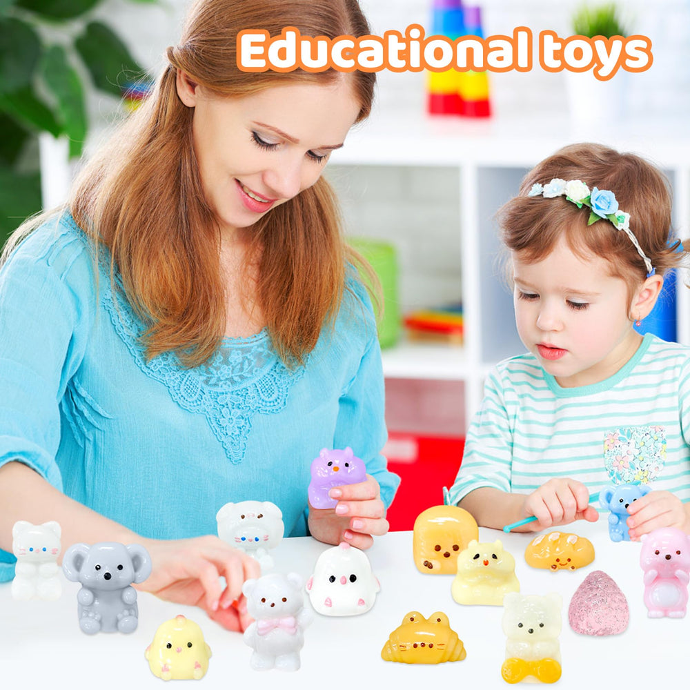 Taba Squishy Kit keychain feature, convenient fidget toy to carry on the go.